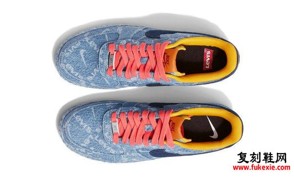 这两双 Levi’s x Nike Air Force 1 将于 8 月 26 日正式开售，不要再错过了| 复刻鞋网 fukexie.com