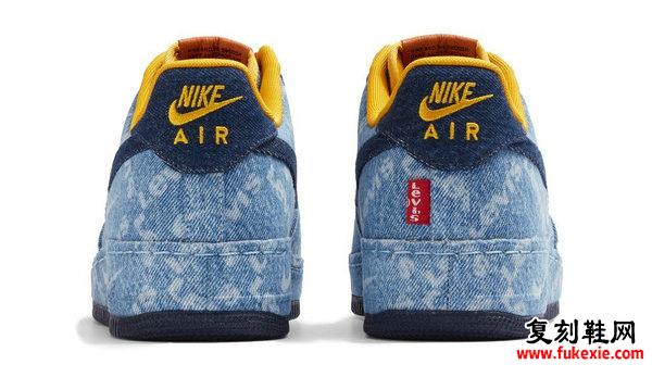 这两双 Levi’s x Nike Air Force 1 将于 8 月 26 日正式开售，不要再错过了| 复刻鞋网 fukexie.com