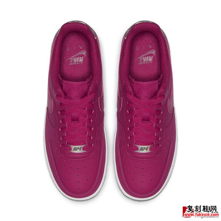 Nike Air Force 1 女生专属玫红配色官图曝光！| 复刻鞋网 fukexie.com