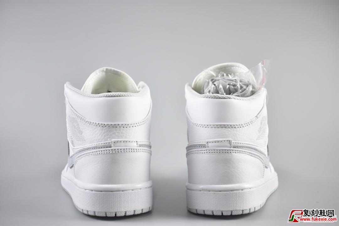 Nike Air Jordan Mid “小白” 货号:554724-108 | 复刻鞋网 fukexie.com