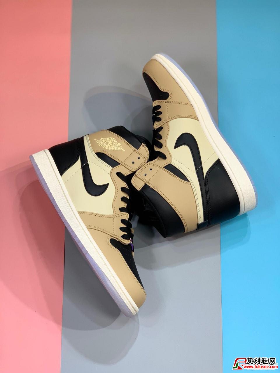 Air Jordan 1 WMNS High Premium "Fossil Mushroom"货号 : AH7389-003 | 复刻鞋网 fukexie.com