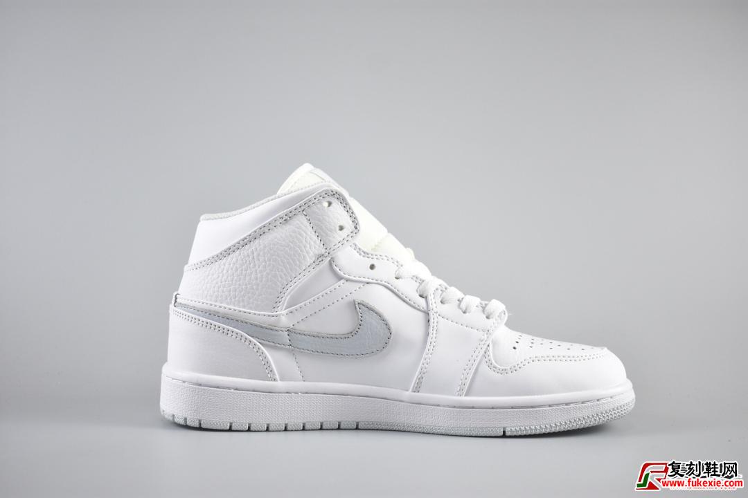 Nike Air Jordan Mid “小白” 货号:554724-108 | 复刻鞋网 fukexie.com
