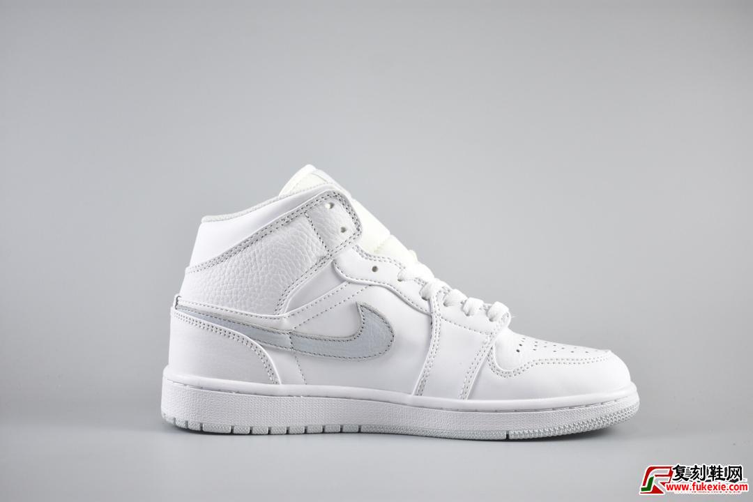 Nike Air Jordan Mid “小白” 货号：554724-108 | 复刻鞋网 fukexie.com