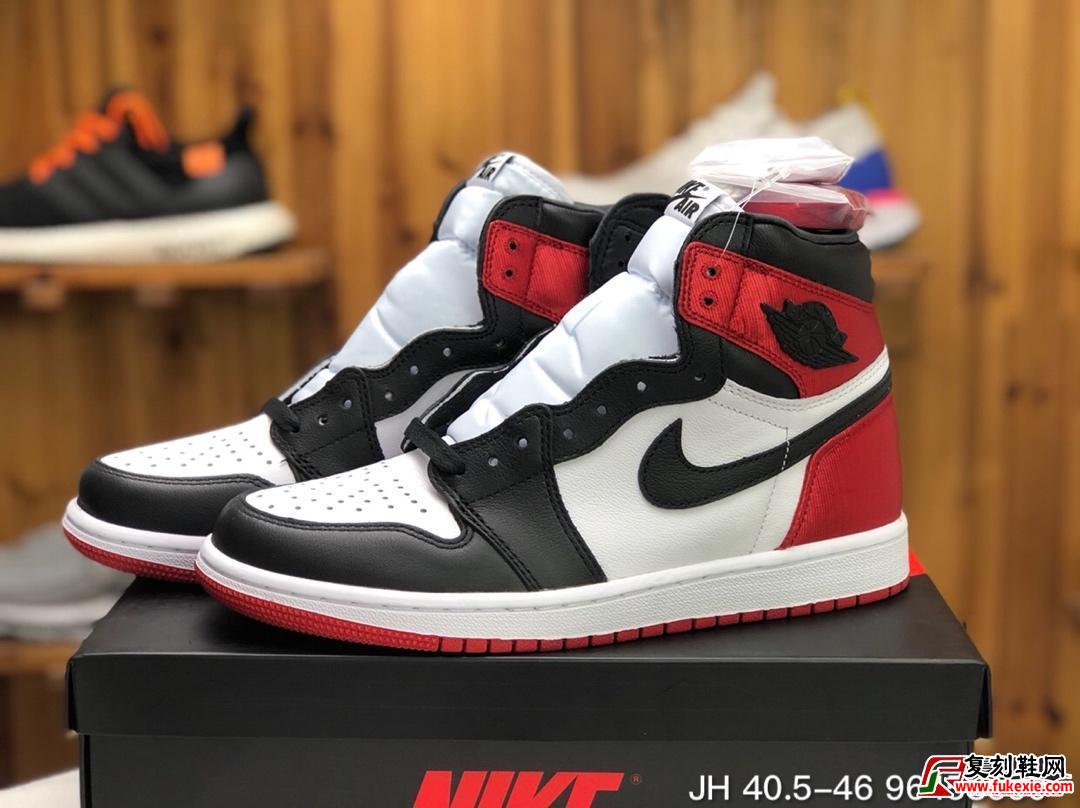 Air Jordan 1 High OG Satin " Black Toe" 丝绸黑脚趾 CD0461-016 | 复刻鞋网 fukexie.com