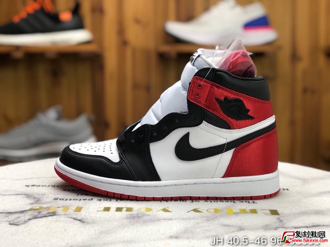 Air Jordan 1 High OG Satin " Black Toe" 丝绸黑脚趾 CD0461-016 | 复刻鞋网 fukexie.com