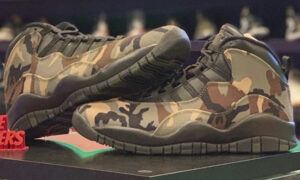 Air Jordan 10 “Camo”迷彩军事风货号：310805-200 复刻鞋网 fukexie.com