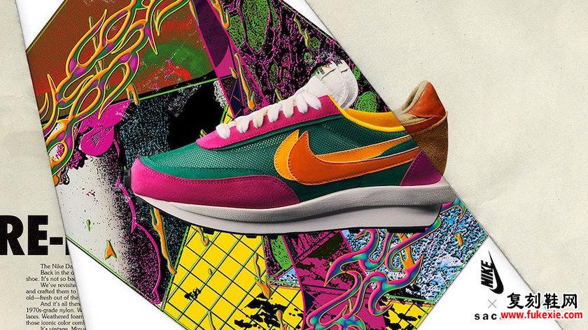 sacai Nike LDWaffle BV0073-301复刻鞋网 fukexie.com