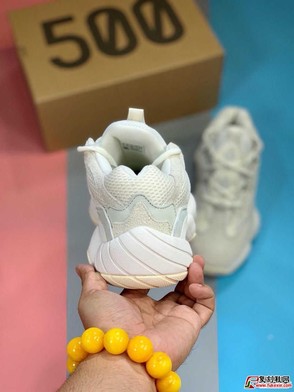 Adidas Yeezy 500 “Bone White” 骨白配色 货号：FV3573 | 复刻鞋网 fukexie.com