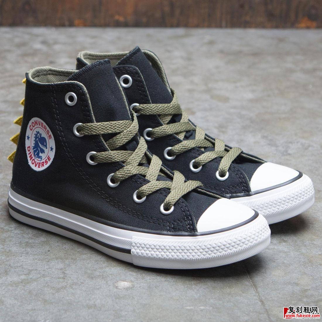 CONVERSE 推出新款 All Star 恐龙童鞋货号：665349C | 复刻鞋网 fukexei.com