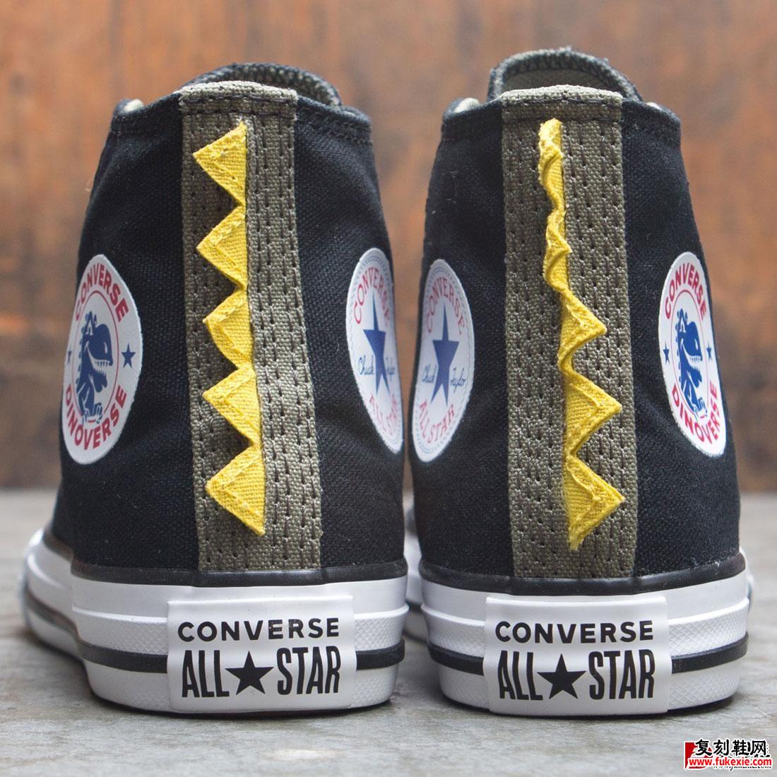 CONVERSE 推出新款 All Star 恐龙童鞋货号：665349C | 复刻鞋网 fukexei.com
