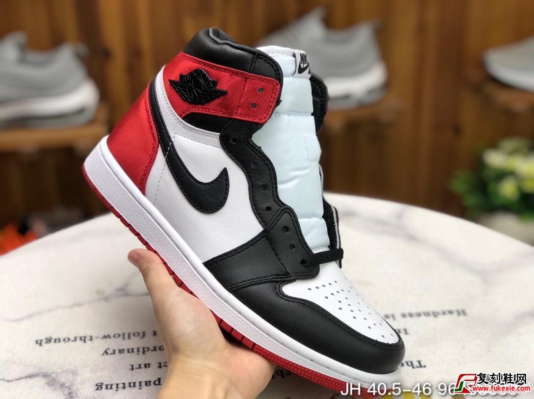 Air Jordan 1 High OG Satin " Black Toe" 丝绸黑脚趾 CD0461-016 | 复刻鞋网 fukexie.com