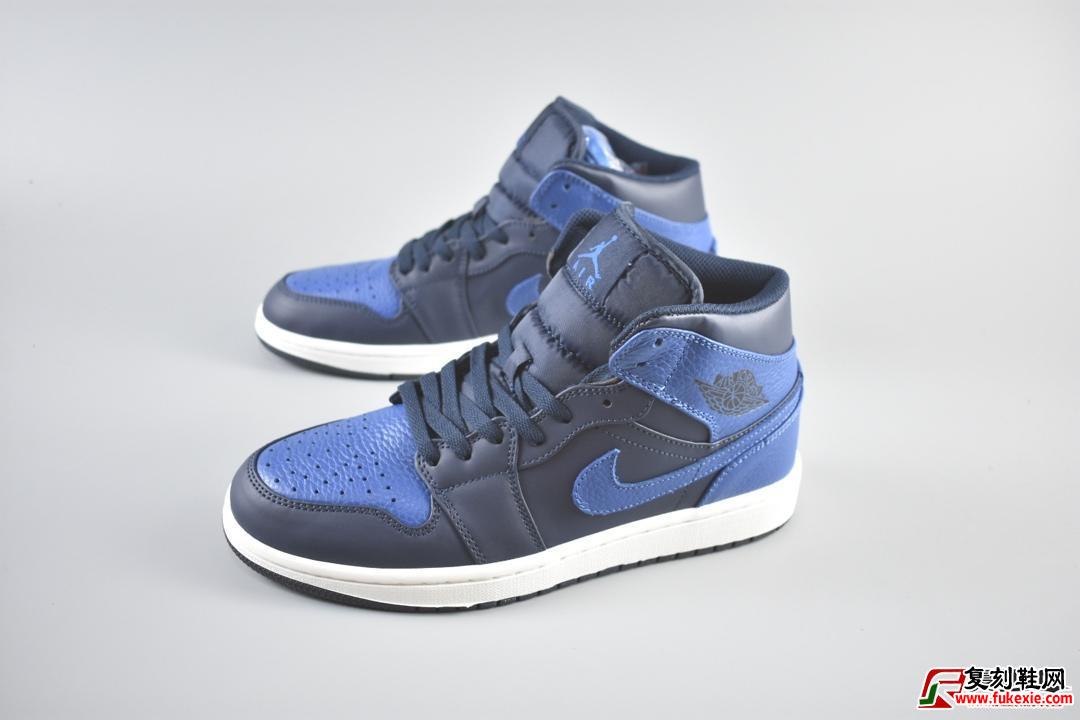 Nike Air Jordan Mid 皇家蓝货号:554724-412 | 复刻鞋网 fukexie.com