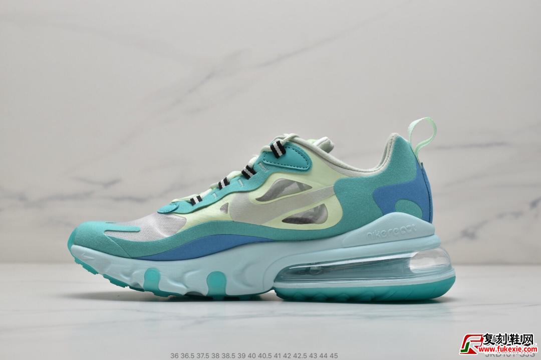 耐克 Nike React Air Max 270 高桥盾网纱系列货号：AO4971-301 | 复刻鞋网 fukexie.com