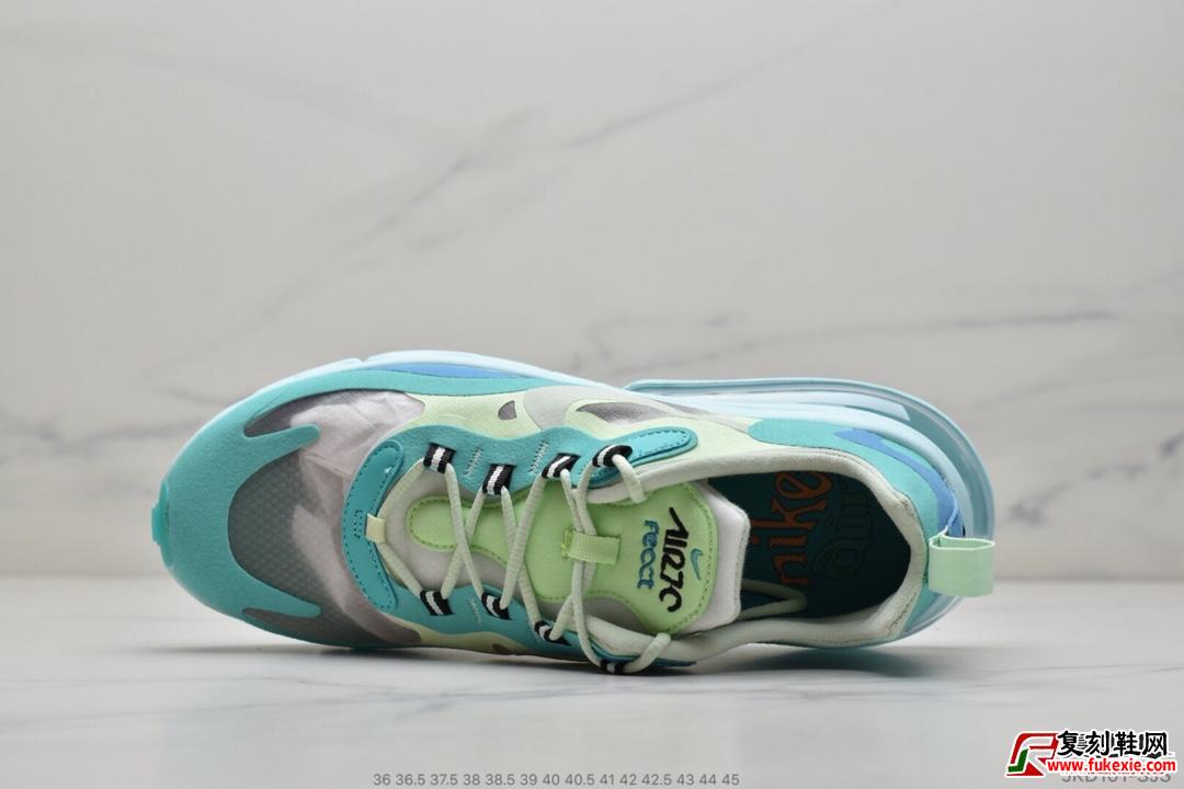 耐克 Nike React Air Max 270 高桥盾网纱系列货号：AO4971-301 | 复刻鞋网 fukexie.com