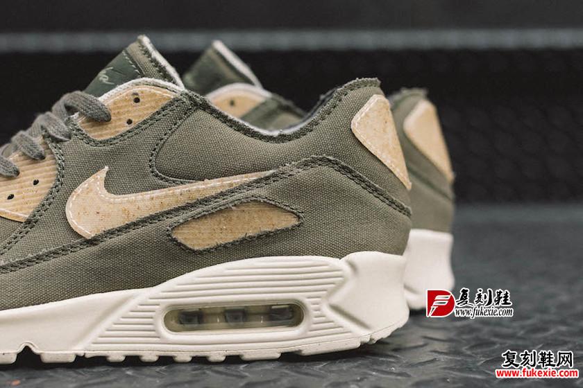 Maharishi x Nike Air Max 90“Maha Olive”发售日期：2019年8月22日 莆田鞋网 399.name