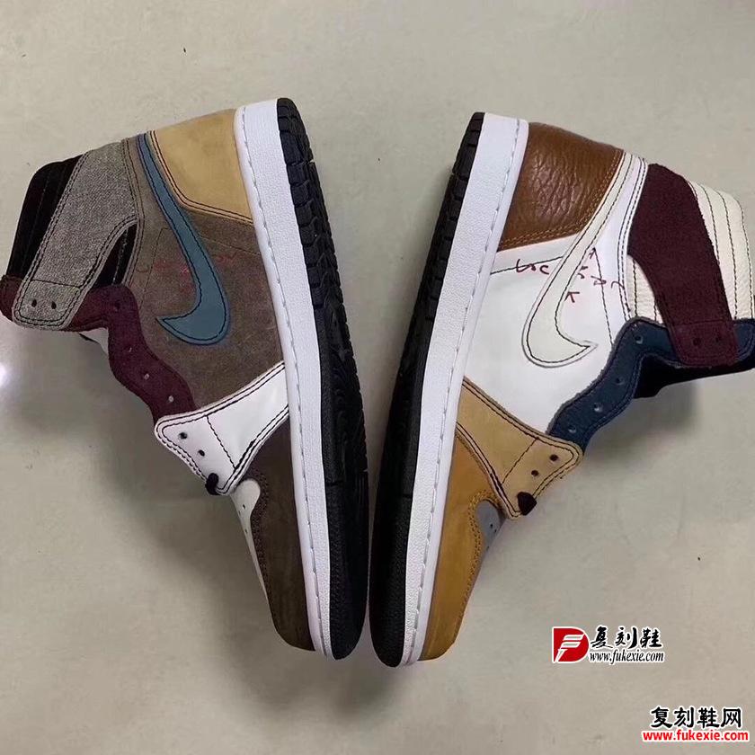 Travis Scott x AJ 1 Sample 倒钩新版本翻出，一起来围观吧 复刻鞋网 399.name