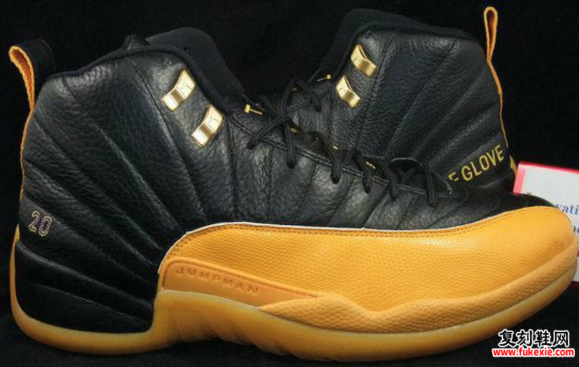 Air Jordan 12 Black University Gold 130690-070 Release Date 莆田鞋网 399.name