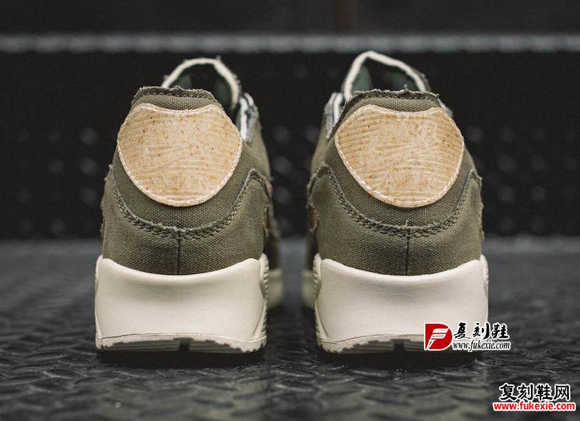 Maharishi x Nike Air Max 90“Maha Olive”发售日期：2019年8月22日 莆田鞋网 399.name