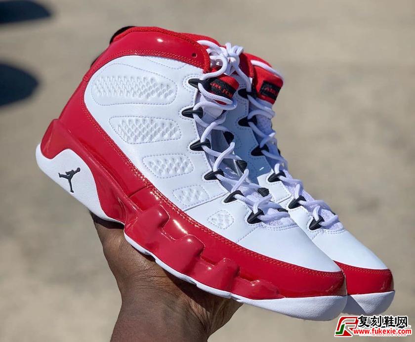 Air Jordan 9“Gym Red”  经典白红货号：302370-160  | 复刻鞋网 fukexie.com