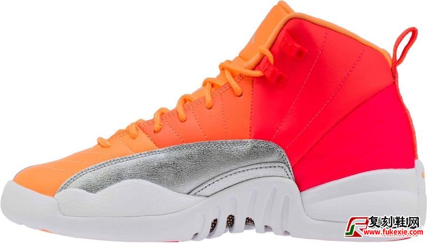  Air Jordan 12 GS“Hot Punch” 撞色设计货号：510815-601 | 莆田鞋网 399.name