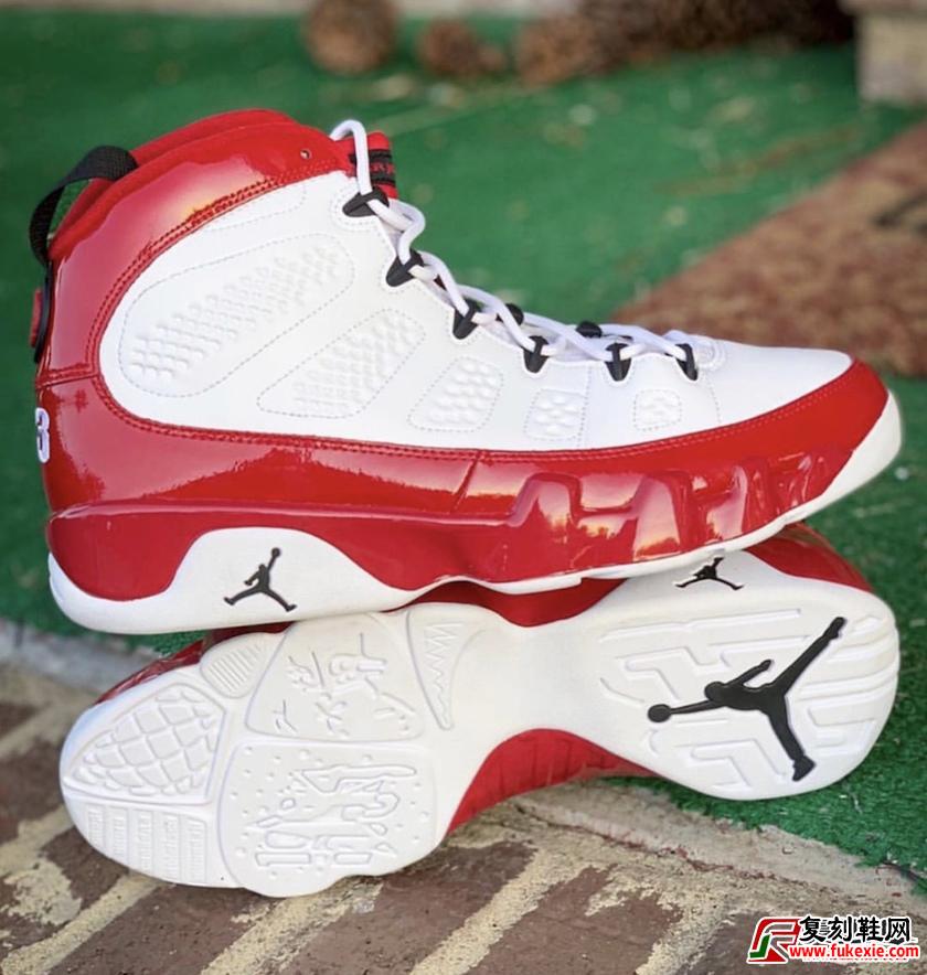 Air Jordan 9“Gym Red”  经典白红货号：302370-160  | 复刻鞋网 fukexie.com