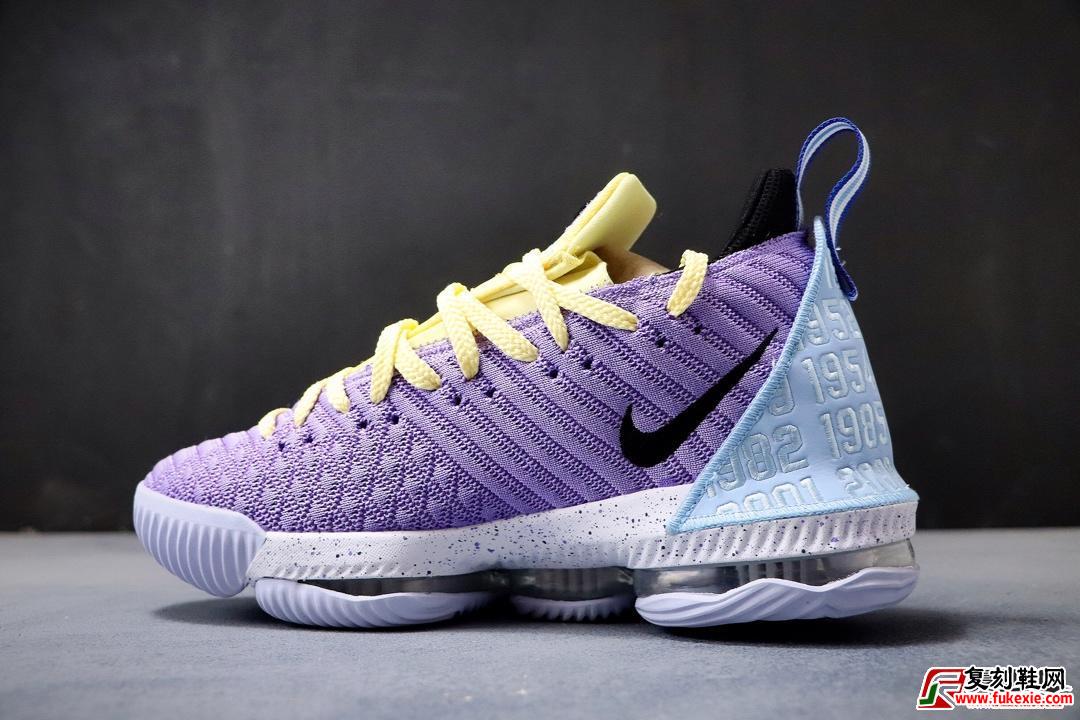 Nike Lebron 16 Lakers 紫黄货号：CK4765-500 | 复刻鞋网 fukexie.com