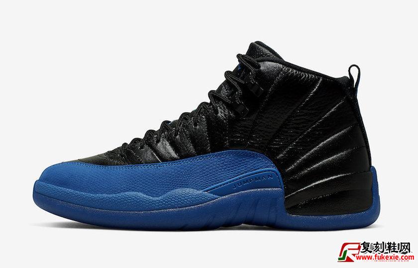 Air Jordan 12 Black Game Royal皇家蓝 货号: 130690-014 | 复刻鞋网 fukexie.com