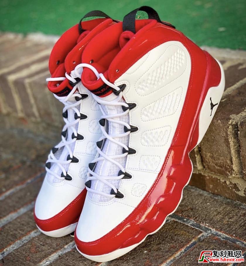 Air Jordan 9“Gym Red”  经典白红货号：302370-160  | 复刻鞋网 fukexie.com