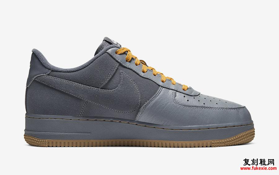 Nike,AF1,Air Force 1,CQ6367-00  Swoosh 被放大了！这双全新 Air Force 1 秋冬穿还不错！