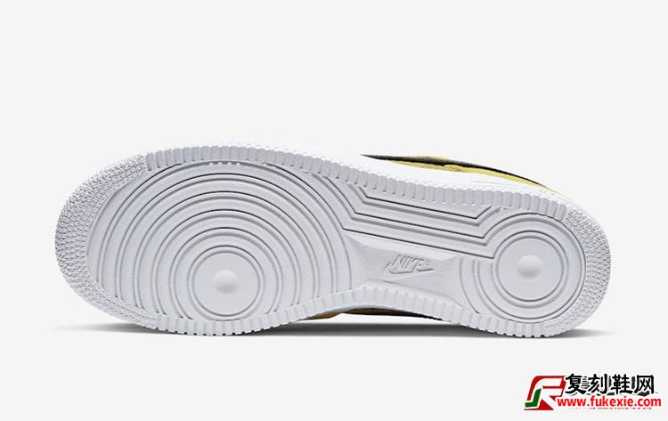 Nike Air Force 1 Low “Yellow Snakeskin” 「黄蛇」配色即将发售货号：BQ4424-700 | 复刻鞋网 fukexie.com