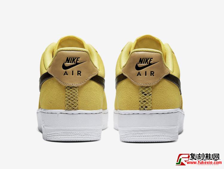 Nike Air Force 1 Low “Yellow Snakeskin” 「黄蛇」配色即将发售货号：BQ4424-700 | 复刻鞋网 fukexie.com