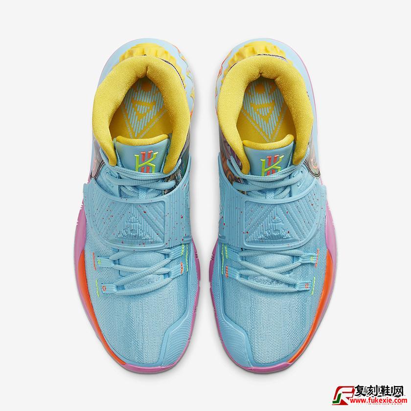 Nike Kyrie 6 Pre-Heat“ Miami” 货号：CN9839-404  发售日期：2019年11月11日 | 复刻鞋网 fukexie.com