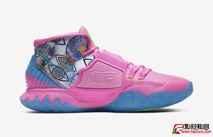 Nike Kyrie 6 Pre-Heat“ Tokyo” 货号：CQ7634-601  发售日期：2019年11月11日 | 复刻鞋网 fukexie.com