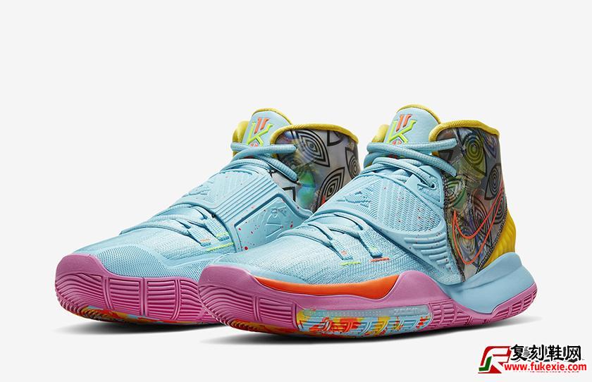 Nike Kyrie 6 Pre-Heat“ Miami” 货号：CN9839-404  发售日期：2019年11月11日 | 复刻鞋网 fukexie.com