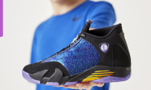 Air Jordan 14“ Doernbecher” 货号：CV2469-001  发售日期：2019年12月7日 | 复刻鞋网 www.fukexie.com