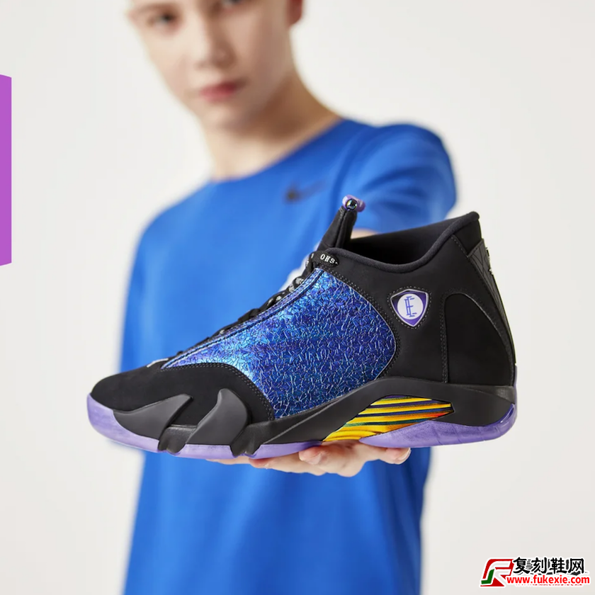 Air Jordan 14“ Doernbecher” 货号：CV2469-001  发售日期：2019年12月7日 | 复刻鞋网 www.fukexie.com