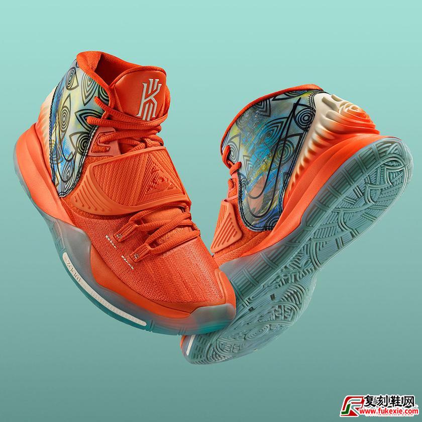 Nike Kyrie 6 Pre-Heat“ Manila” 货号：CQ7634-801  发售日期：2019年11月11日| 复刻鞋网 fukexie.com