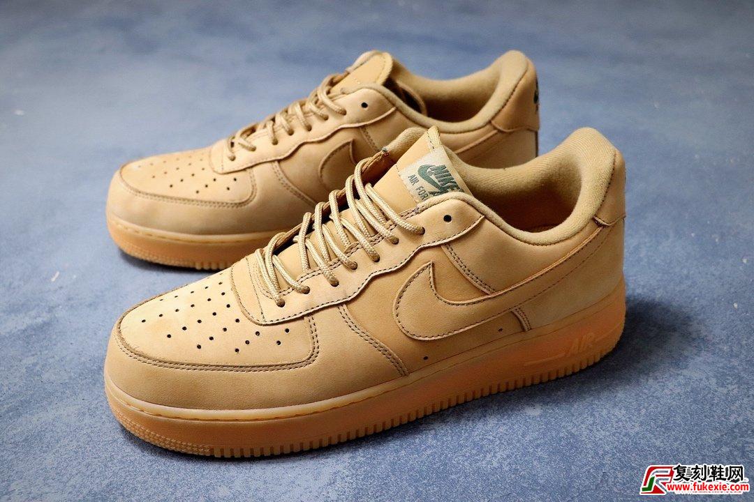 耐克 Nike Air Force 1 Low 高人气配色 小麦 空军一号低帮 货号:AA4061-200 | 复刻鞋网 www.fukexie.com