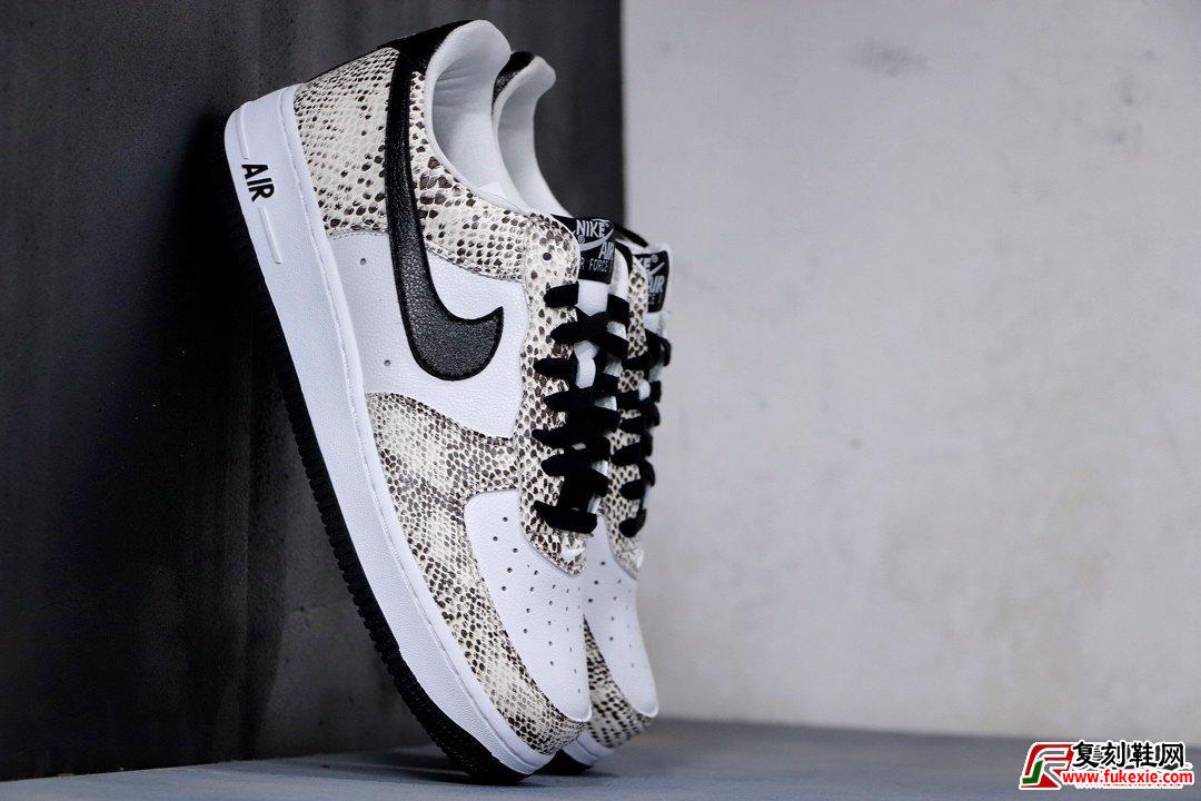  Nike Air Force 1 Low CocoaSnake Returning February白蛇纹日本限定  货号：845053-104 | 复刻鞋网 www.fukexie.com