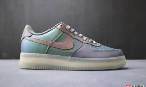 Nike Air Force 1 07 LV8 空军一“Anthracite” 极光镭射 变色龙 货号：718152 019 | 复刻鞋网 www.fukexie.com