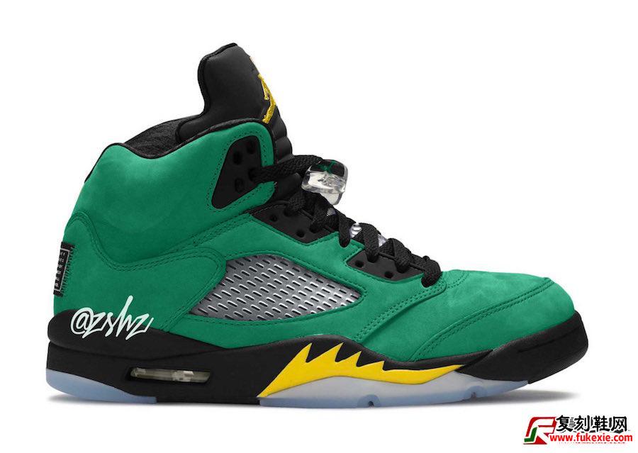 Air Jordan 5 Oregon Ducks 2020 CK6631-307发售日期