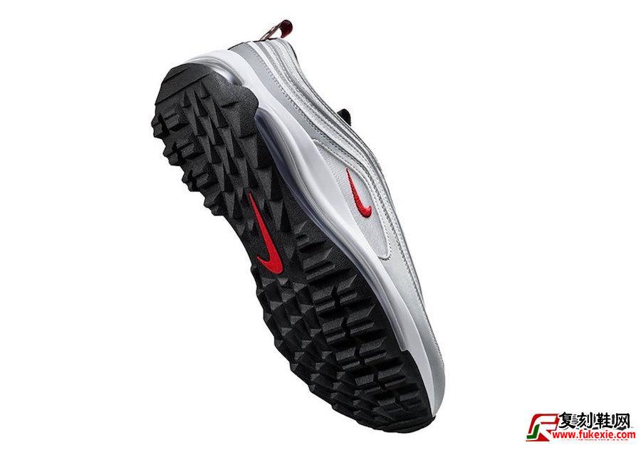 Nike Air Max 97'Silver Bullet'变成了高尔夫球鞋