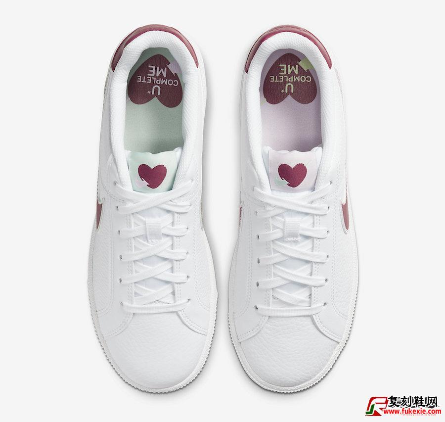 NikeCourt Royale情人节NikeCourt Royale情人节CI7824-100发售日期信息