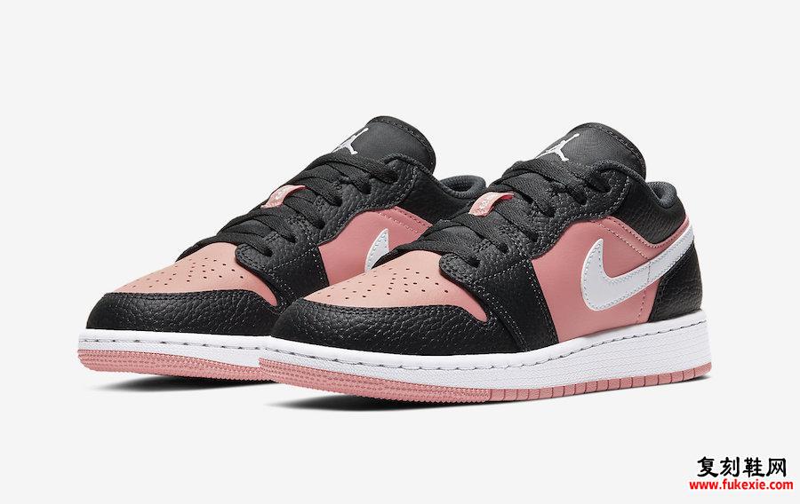 Air Jordan 1 Low GS Pink Quartz 554723-016 Release Date