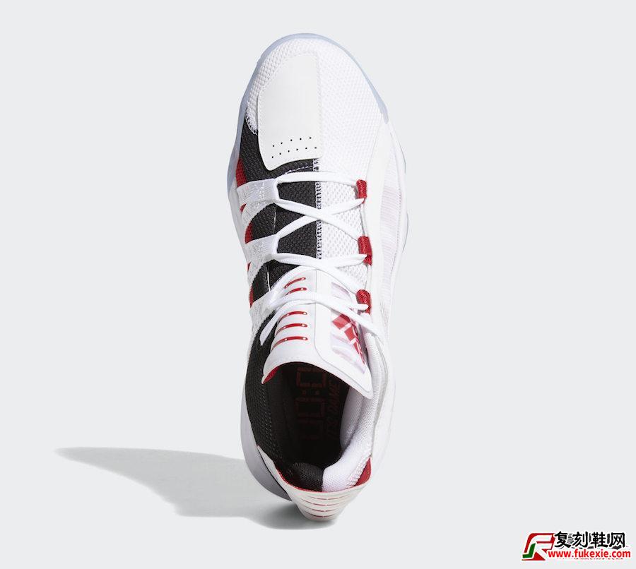 adidas Dame 6``White and Scarlet''即将上市 货号：EH2069