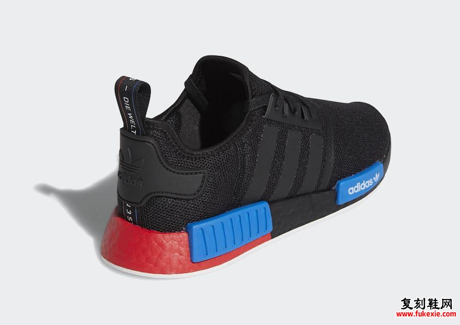 adidas NMD R1 Core Black Lush Red FX4355发售日期