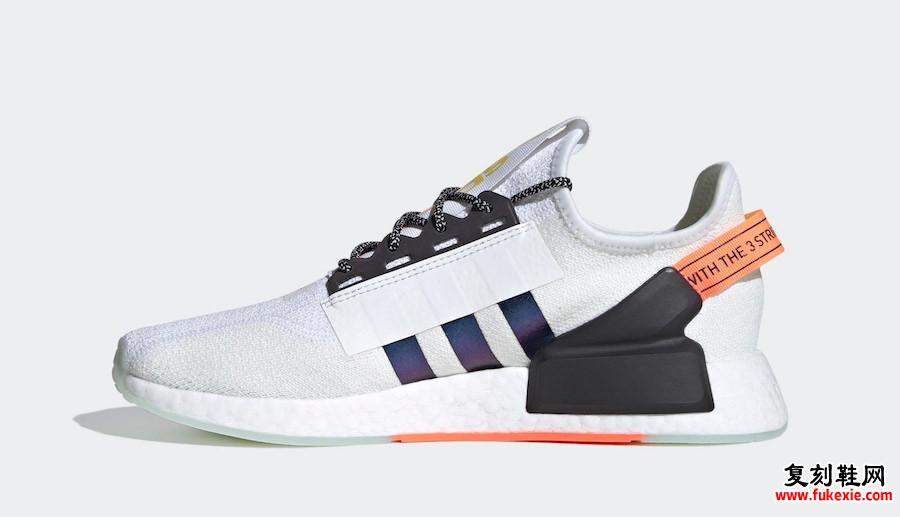 adidas NMD R1 V2白红色发布 货号：FX9451