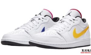 Air Jordan 1 Low White Multi-Color CW7009-100发售日期