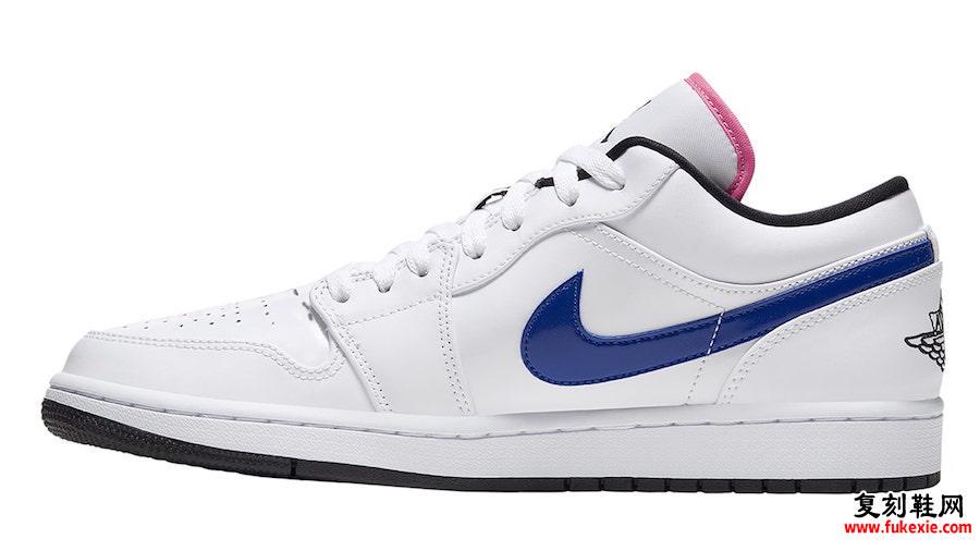 Air Jordan 1 Low White Multi-Color CW7009-100发售日期