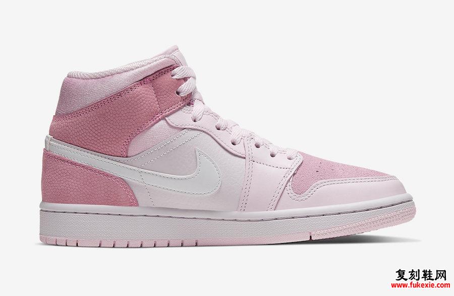 Air Jordan 1 Mid即将在'Digital Pink'发售 货号：CW5379-600